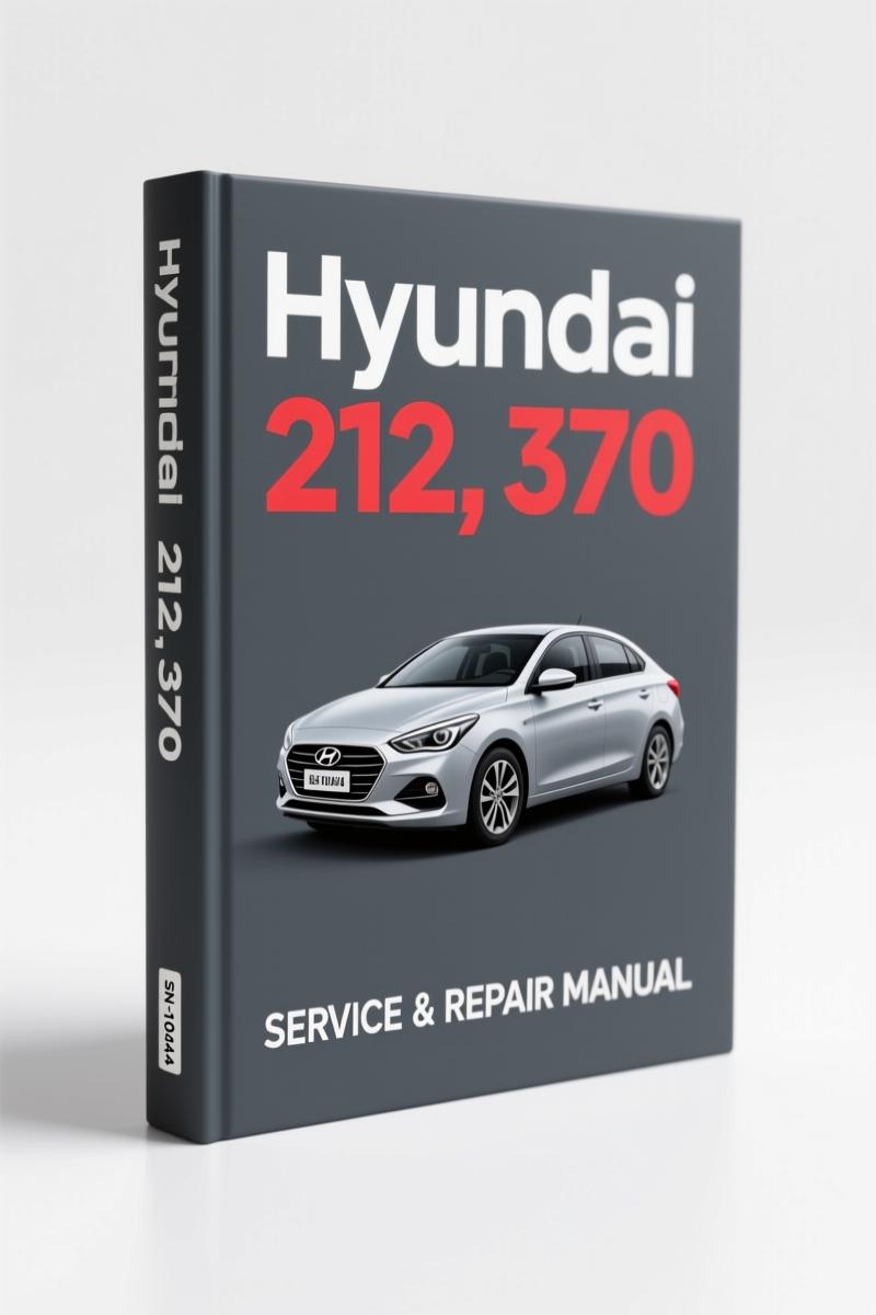 hyundai 212, 370 2007 training manual, hyundai manual, hyundai 212,