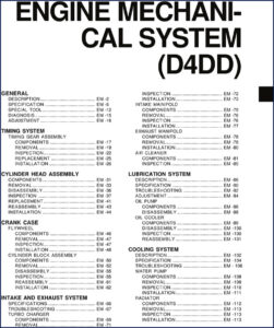 hyundai d4dd technical manual, hyundai manual, hyundai d4dd