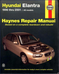 hyundai elantra repair manual (1996, hyundai repair manual, hyundai elantra