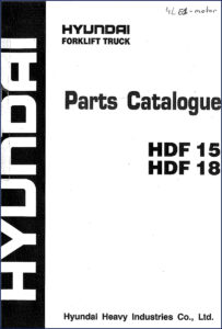 hyundai hdf 15, hdf 18 parts catalog, hyundai parts catalog, hyundai hdf