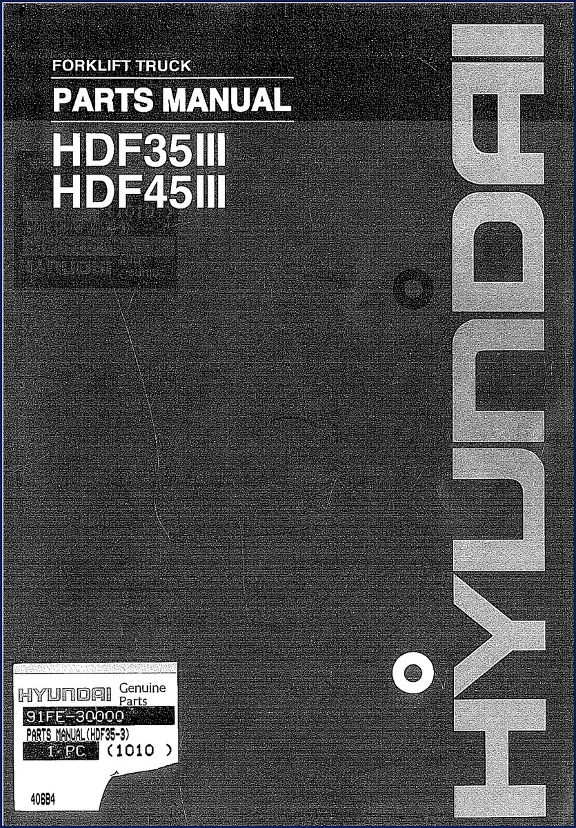 hyundai hdf35iii, hdf45iii parts catalog, hyundai parts catalog, hyundai hdf35iii,