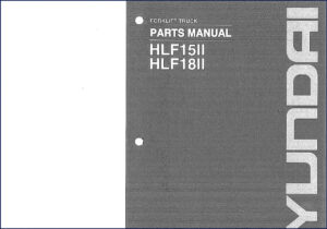 hyundai hlf15ii, hlf18ii parts catalog, hyundai parts catalog, hyundai hlf15ii,
