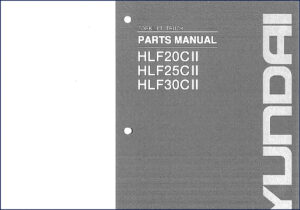 hyundai hlf30cii, hlf20cii, hlf25cii parts catalog, hyundai parts catalog, hyundai hlf30cii,