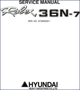hyundai robex 36n, hyundai manual, hyundai robex
