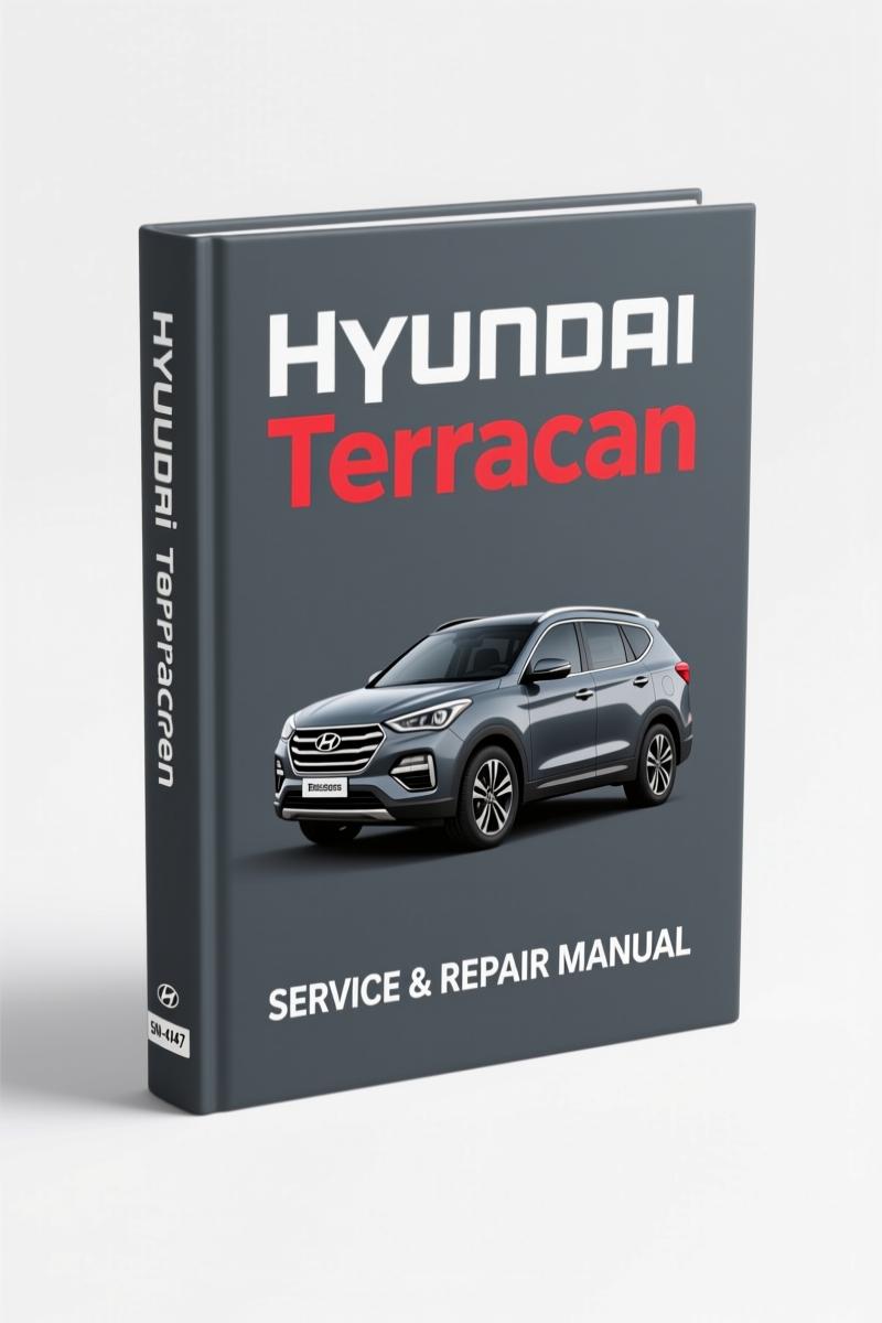 hyundai terracan workshop manual, hyundai workshop manual, hyundai terracan