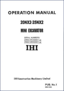 ihimer 20nx2 25nx2 operators manual, ihimer manual, ihimer 20nx2