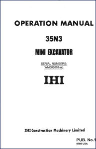 ihimer 35n3 operators manual, ihimer manual, ihimer 35n3