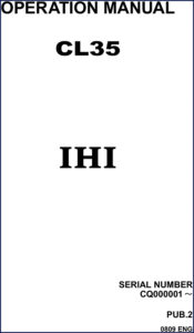 ihimer cl35 operators manual, ihimer manual, ihimer cl35