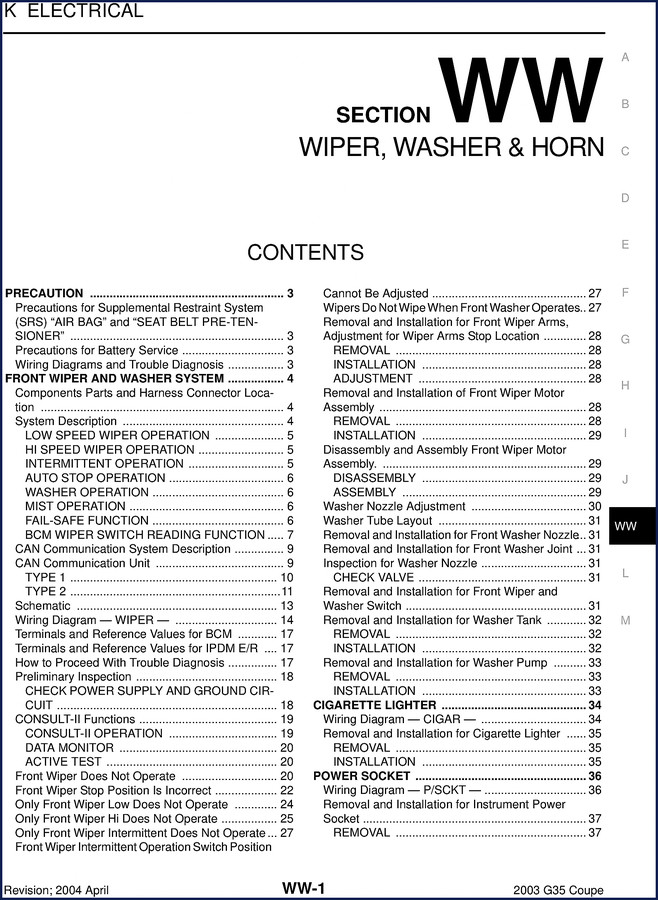 2003 infiniti g35 coupe service manual, infiniti service manual, infiniti infiniti