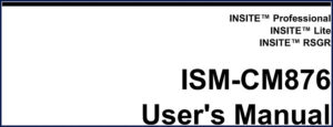 insite ism, insite manual
