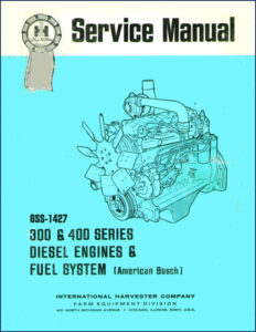 international harvester 300, 400 service manual, international harvester service manual, international harvester harvester