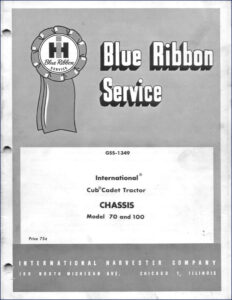 international harvester 70, 100 service manual, international harvester service manual, international harvester harvester