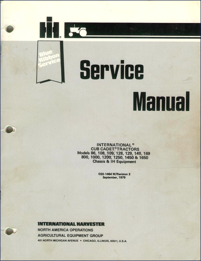 international harvester 86 108 109 128 129 1979, international harvester service manual, international harvester harvester