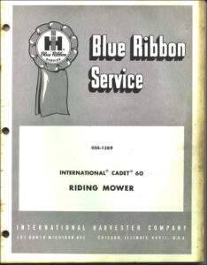 international harvester cadet 60 service manual, international harvester service manual, international harvester harvester