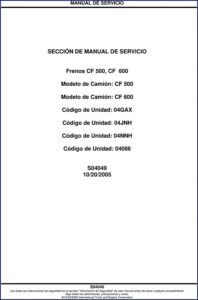 international truck and engine cf 500 cf 600, international truck and engine service manual, international truck and engine truck
