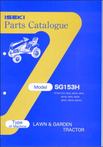 iseki sg153h, 48e20, 48e20s, 48e40, sg153h, iseki manual, iseki sg153h,