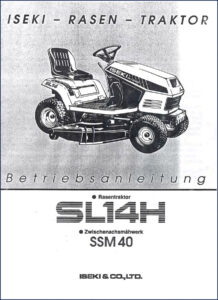 iseki sl14h user manual, iseki manual, iseki sl14h