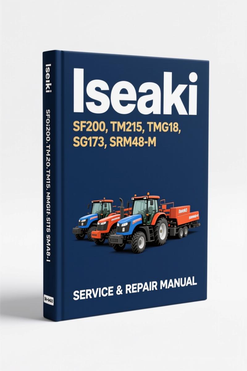 iseki sf200 tm215 tmg18 sg173 ssm48, iseki manual, iseki sf200