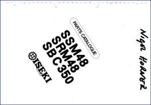 iseki ssm48, srm48, sbc 350 parts catalog, iseki parts catalog, iseki ssm48,