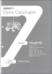 iseki te4270, te41, tme31, 51, 71 parts catalog, iseki parts catalog, iseki te4270,