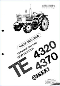 iseki te4320 te4370 parts catalog, iseki parts catalog, iseki te4320