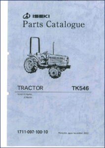 iseki tk546 2003 parts catalog, iseki parts catalog, iseki tk546