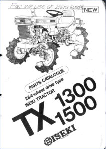 iseki tx 1300, 1500 parts catalog, iseki parts catalog, iseki tx