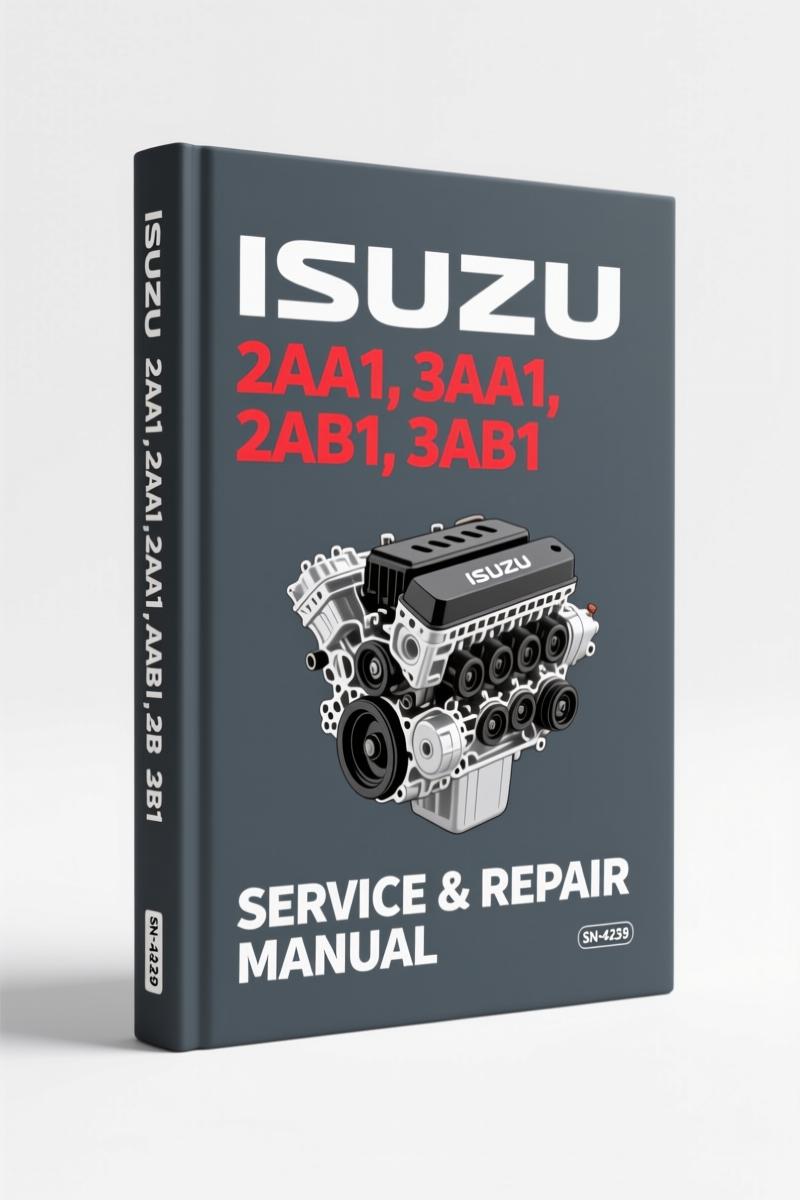 isuzu 2aa1 3aa1 2ab1 3ab1 workshop manual, isuzu workshop manual, isuzu 2aa1