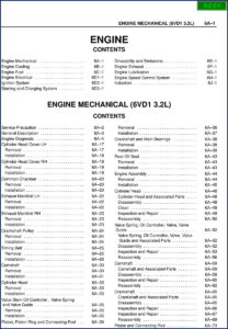 isuzu 6vd1 service manual, isuzu service manual, isuzu 6vd1