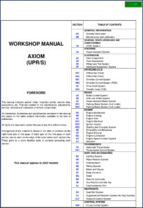 isuzu axiom workshop manual, isuzu workshop manual, isuzu axiom