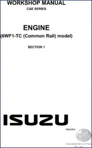 isuzu c&e series workshop manual, isuzu workshop manual, isuzu c&e