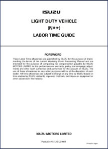 isuzu n technical manual, isuzu manual, isuzu n