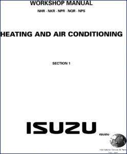 isuzu npr nqr nhr nkr nps workshop manual, isuzu workshop manual, isuzu npr