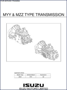 isuzu n*r 2003 training manual, isuzu manual, isuzu n*r