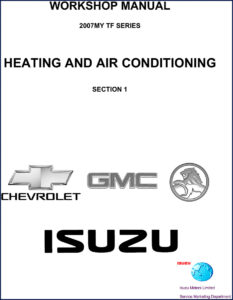 isuzu tf 2007 workshop manual, isuzu workshop manual, isuzu tf