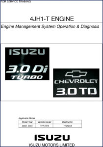 isuzu tfr, tfs training manual 2003, isuzu manual, isuzu tfr,