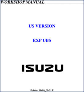 isuzu ubs workshop manual, isuzu workshop manual, isuzu ubs