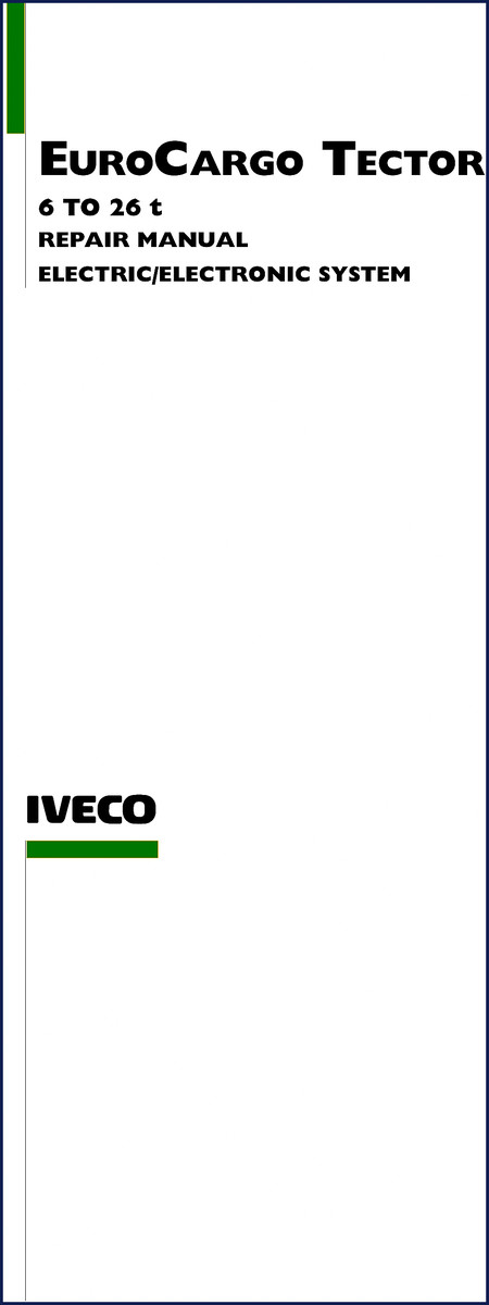 iveco eurocargo tector repair manual, iveco repair manual, iveco eurocargo