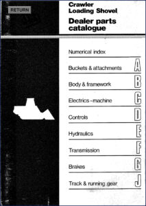 jcb 112, 114 1981 parts catalog, jcb parts catalog, jcb 112,