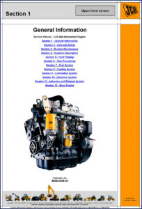 jcb 444 2004 service manual, jcb service manual, jcb 444