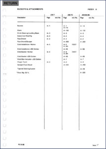 jcb 7, 7c, 8c, 8d parts catalog, jcb parts catalog, jcb 7,