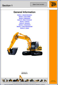 jcb js115 2004 service manual, jcb service manual, jcb js115