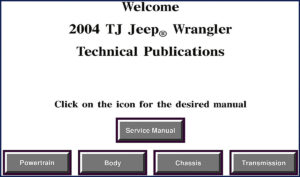 2004 jeep wrangler service manual, jeep service manual, jeep jeep