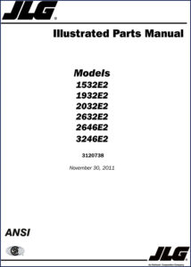 jlg 1532e2 1932e2 2032e2 2632e2 2646e2 2011 parts, jlg parts catalog, jlg 1532e2