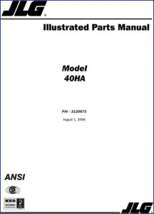 jlg 40ha 2006 parts catalog, jlg parts catalog, jlg 40ha