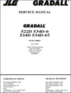 jlg 522d, 534d, jlg manual, jlg 522d,