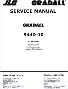 jlg 544d, jlg manual