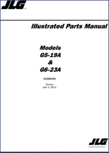 jlg g5, jlg manual