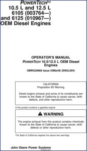 john deere 10.5l 12.5l 2006 operators manual, john deere manual, john deere deere