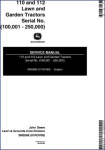 john deere 110, 112 1969 service manual, john deere service manual, john deere deere
